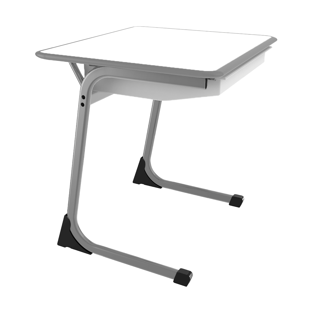 C outlet leg desk